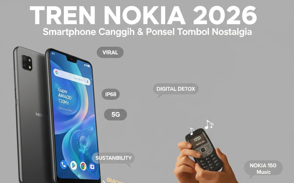 Dari Smartphone Canggih Hingga Ponsel Tombol Nostalgia yang Viral